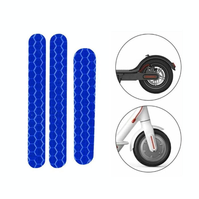 Scooter Mudguard Reflective Stickers For Ninebot Es2 Blue