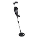 Lcd Screen Metal Detector With Headphones - Black