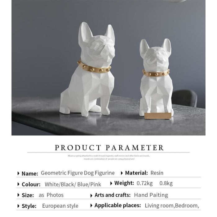 Dog Sculpture Resine Modern Art For Home Decoration