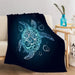 Sea Turtle Printed Throw Blanket All Season For Living Room