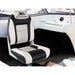 Seamanship Set Of 2 Folding Swivel Boat Seats - Grey & Black