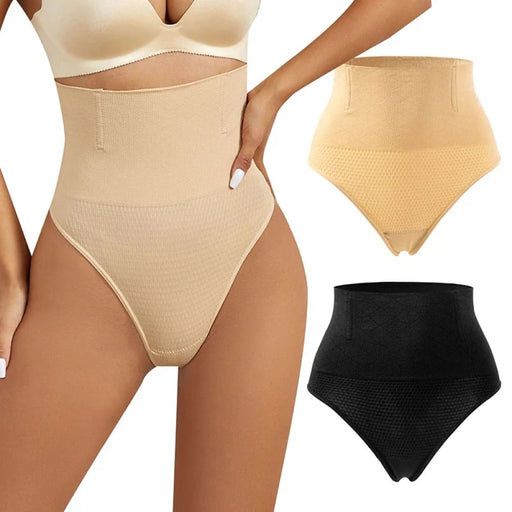 Seamless High Waist Tummy Control Thong Shapewear