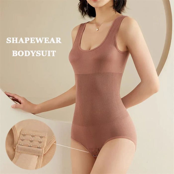 Seamless Waist Trainer Bodysuit For Women