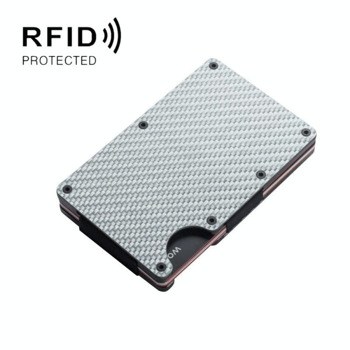 Secure Rfid Carbon Fiber Card Holder