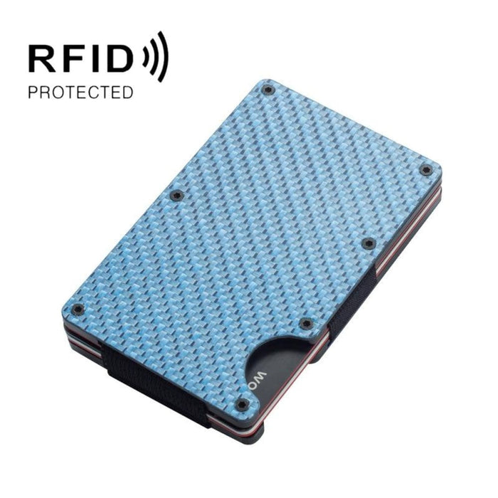 Secure Rfid Carbon Fiber Card Holder