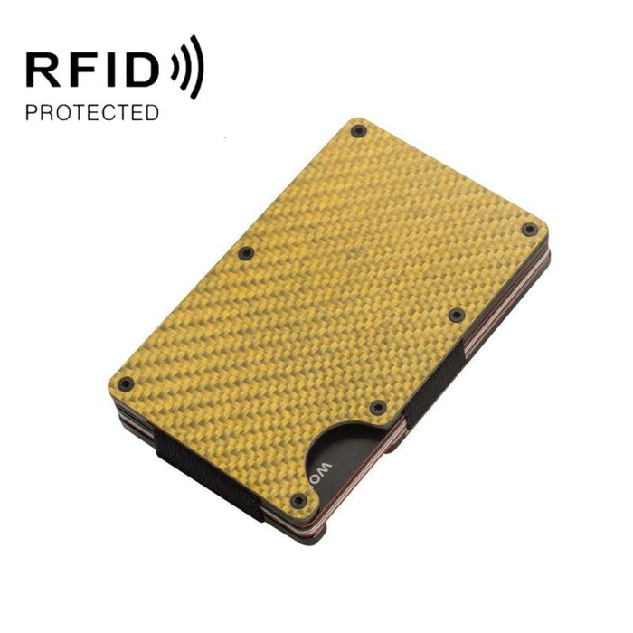 Secure Rfid Carbon Fiber Card Holder