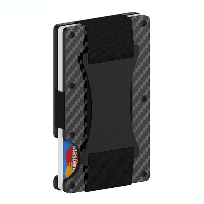 Secure Rfid Carbon Fiber Card Holder