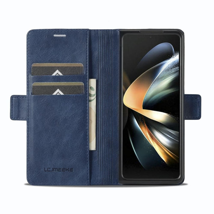 Secure Rfid Leather Phone Case For Samsung Galaxy z Fold 4