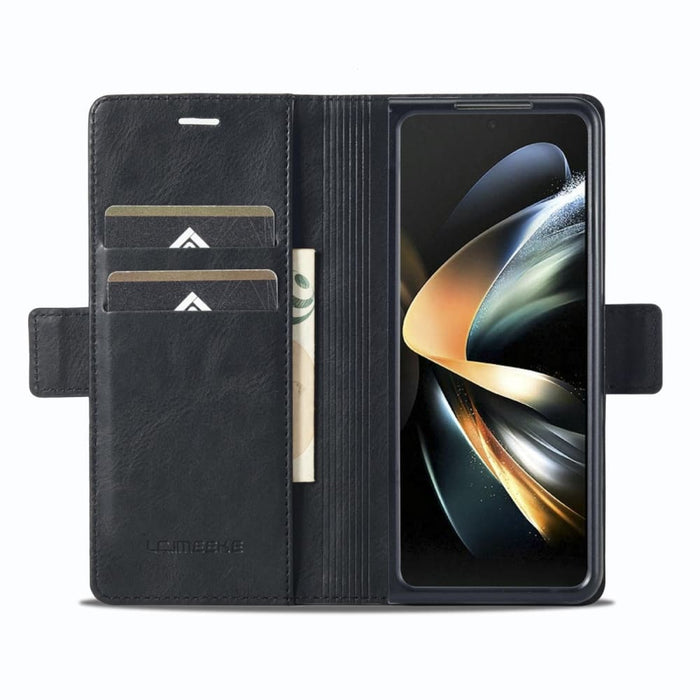 Secure Rfid Leather Phone Case For Samsung Galaxy z Fold 4