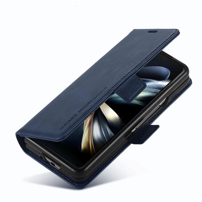 Secure Rfid Leather Phone Case For Samsung Galaxy z Fold 4