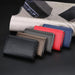 Secure Rfid Plaid Leather Wallet With Automatic Eject Card