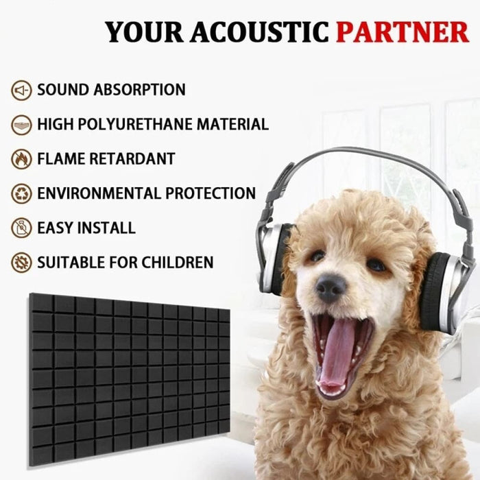 Self-adhesive Acoustic Panels 6/12/24pcs Sound-absorbing