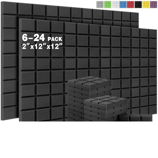 Self-adhesive Acoustic Panels 6/12/24pcs Sound-absorbing