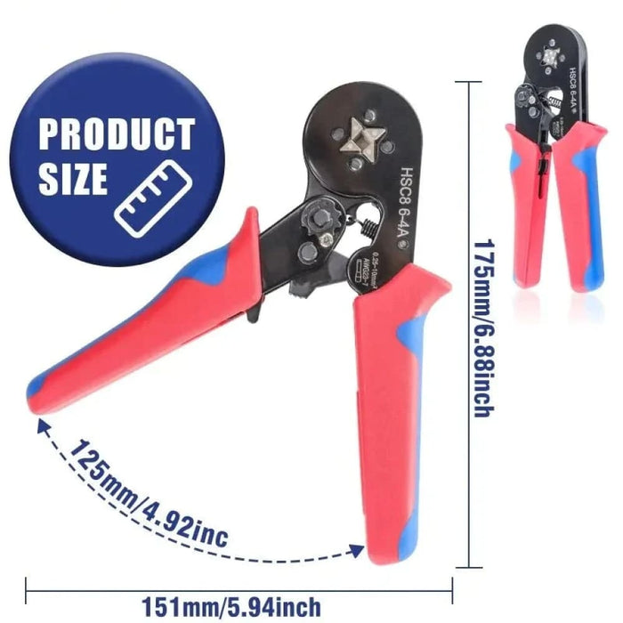 Self Adjustable End Sleeve Crimping Tool Awg23 7 0.25 10mm2