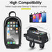 Sensitive Touch Screen Bicycle Phone Bag With Headphone