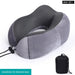 U Shaped Memory Foam Cervical Neck Pillow For Airplane