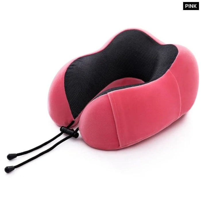 U Shaped Memory Foam Cervical Neck Pillow For Airplane