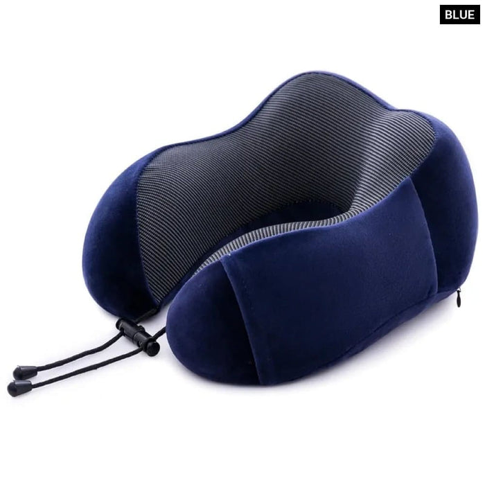 U Shaped Memory Foam Cervical Neck Pillow For Airplane