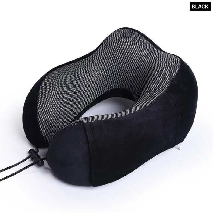 U Shaped Memory Foam Cervical Neck Pillow For Airplane