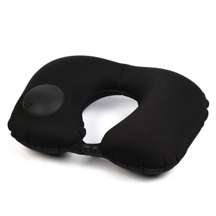 U Shaped Portable Inflatable Manual Pressurized Neck Pillow