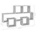 Car-shaped Wall Shelf Concrete Grey 82x15x51 Cm Chipboard