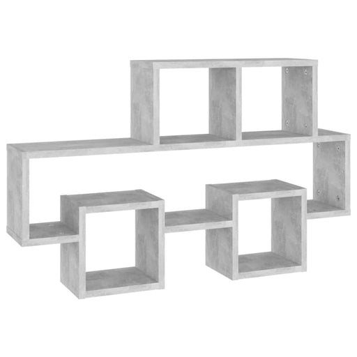 Car-shaped Wall Shelf Concrete Grey 82x15x51 Cm Chipboard