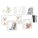 Car-shaped Wall Shelf White Chipboard Nbixpb