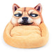 3d Shiba Inu Washable Cozy Soft Plush Sleeping Dog Bed