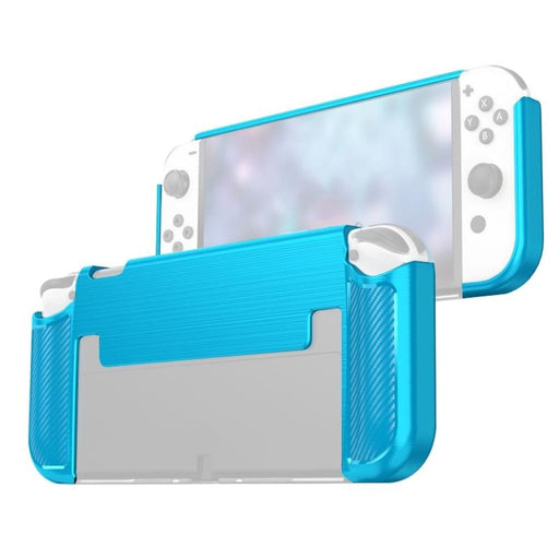 Shockproof Carbon Fiber Tpu Case For Nintendo Switch Oled