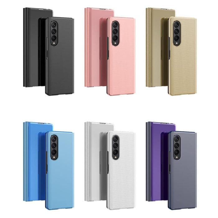 Shockproof Flip Mirror Case For Samsung Galaxy z Fold 4 5g