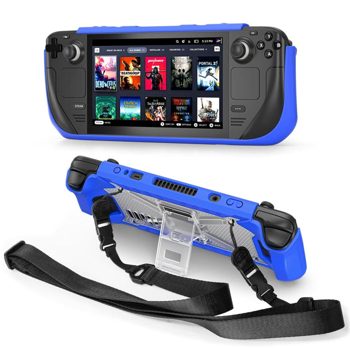 Shockproof Game Console Case With Holder And Shoulder Strap