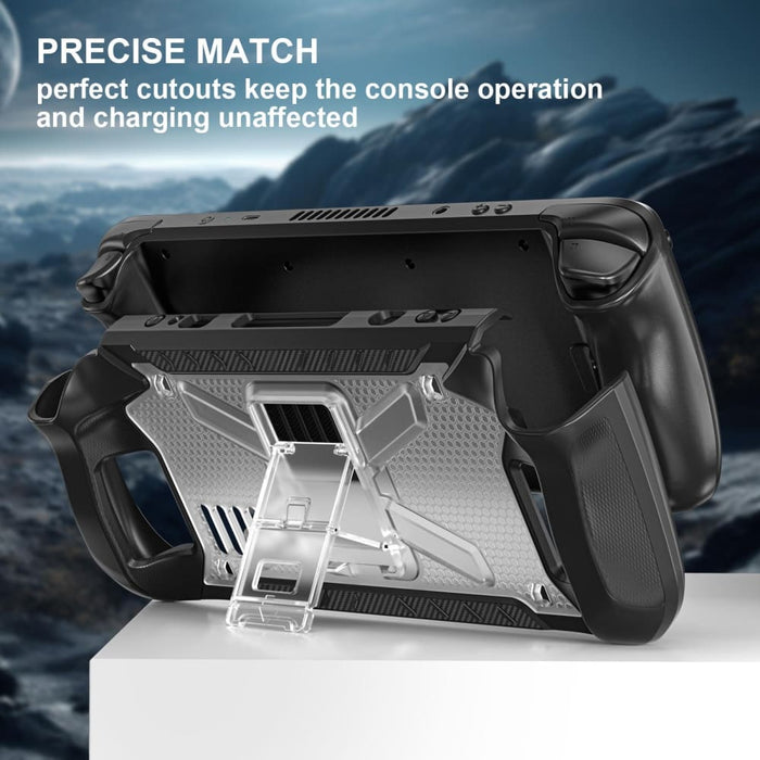 Shockproof Game Console Case With Holder And Shoulder Strap