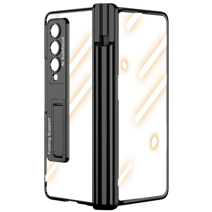 Shockproof Magnetic Fold Case With Pen Slots For Samsung