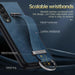 Shockproof Pc Leather Texture Phone Case For Samsung Galaxy