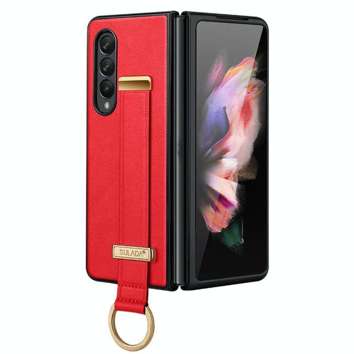 Shockproof Pc Leather Texture Phone Case For Samsung Galaxy