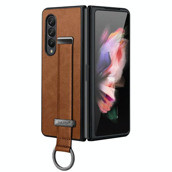 Shockproof Pc Leather Texture Phone Case For Samsung Galaxy