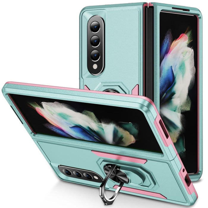 Shockproof Pc Tpu Case With Holder For Galaxy z Fold 4