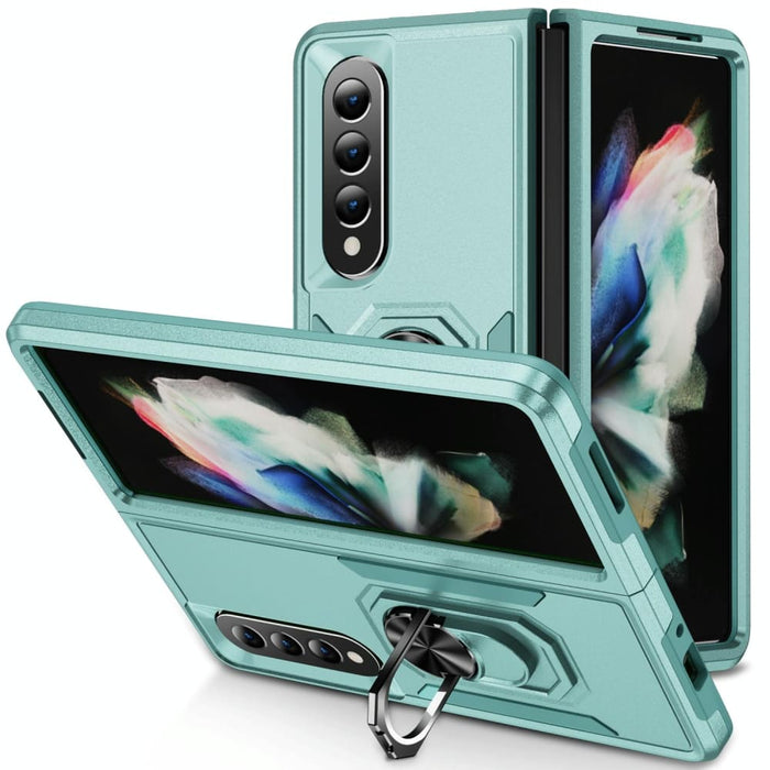 Shockproof Pc Tpu Case With Holder For Galaxy z Fold 4