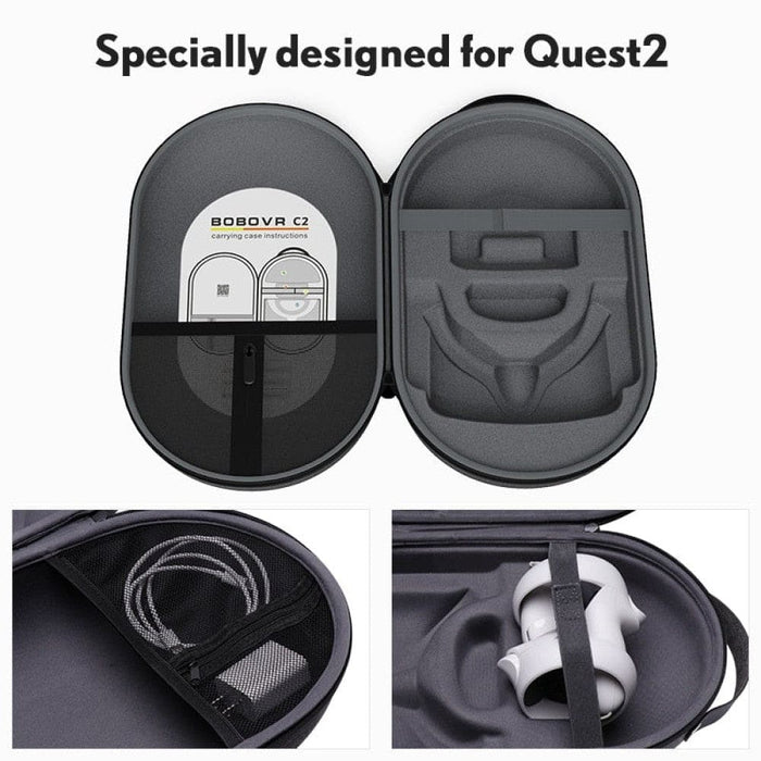 Shockproof Eva Protection Travel Case For Oculus Quest 2