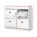 Shoe Cabinet Shoes Storage Rack Organiser White Shelf