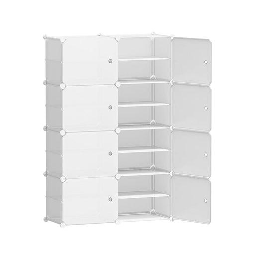 Goslash Picks Shoe Cabinet Diy Storage Cube Box White