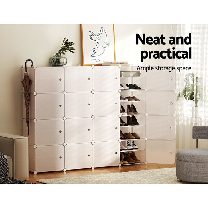 Goslash Picks Diy Shoe Cabinet Box White Storage Cube