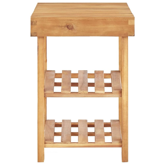 Shoe Rack 70x32x46 Cm Solid Acacia Wood Apktb