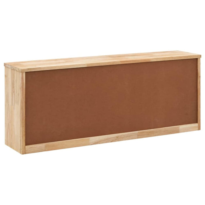 Shoe Storage Bench 94x20x38 Cm Solid Walnut Wood