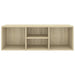 Shoe Storage Bench Sonoma Oak 105x35x35 Cm Chipboard Nbaall