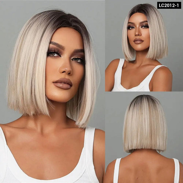 Short Straight Bob Synthetic Wig