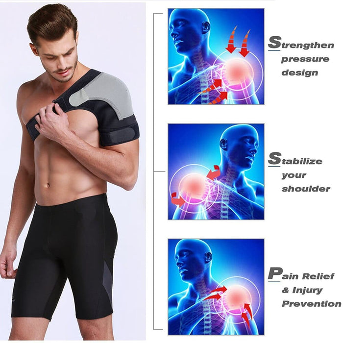 Shoulder Ice Pack Brace Therapy Support For Tendonitis