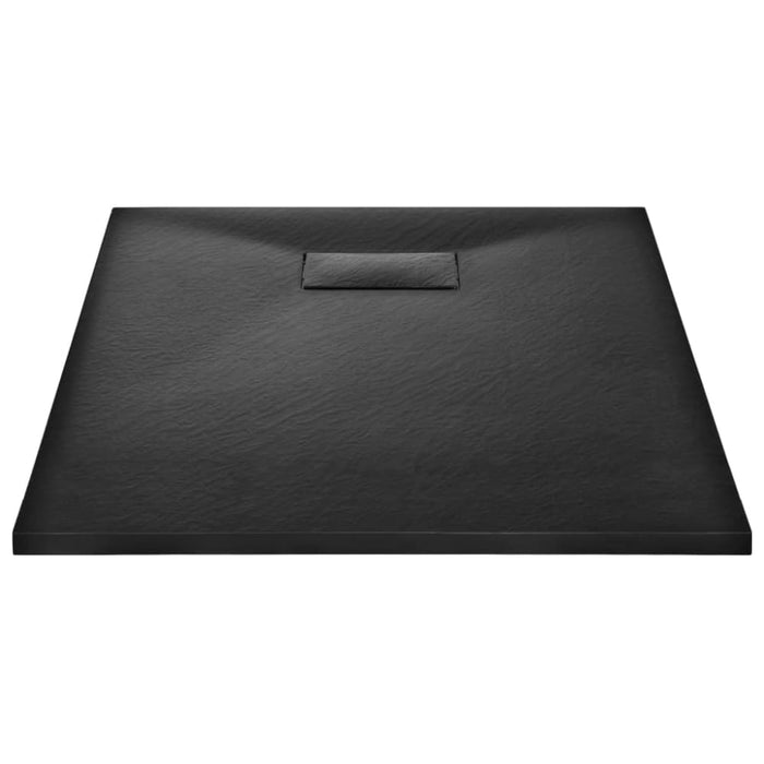 Shower Base Tray Smc Black 100x70 Cm Oaainb