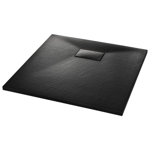 Shower Base Tray Smc Black 80x80 Cm Oaaiil