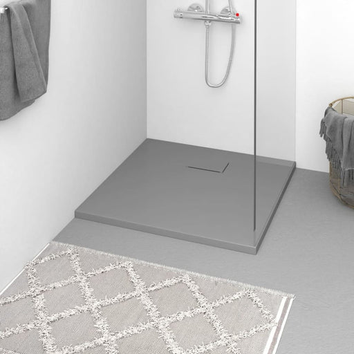 Shower Base Tray Smc Grey 90x90 Cm Oanktt